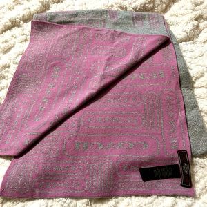 Coach Scarf/Wrap Pink & Gray